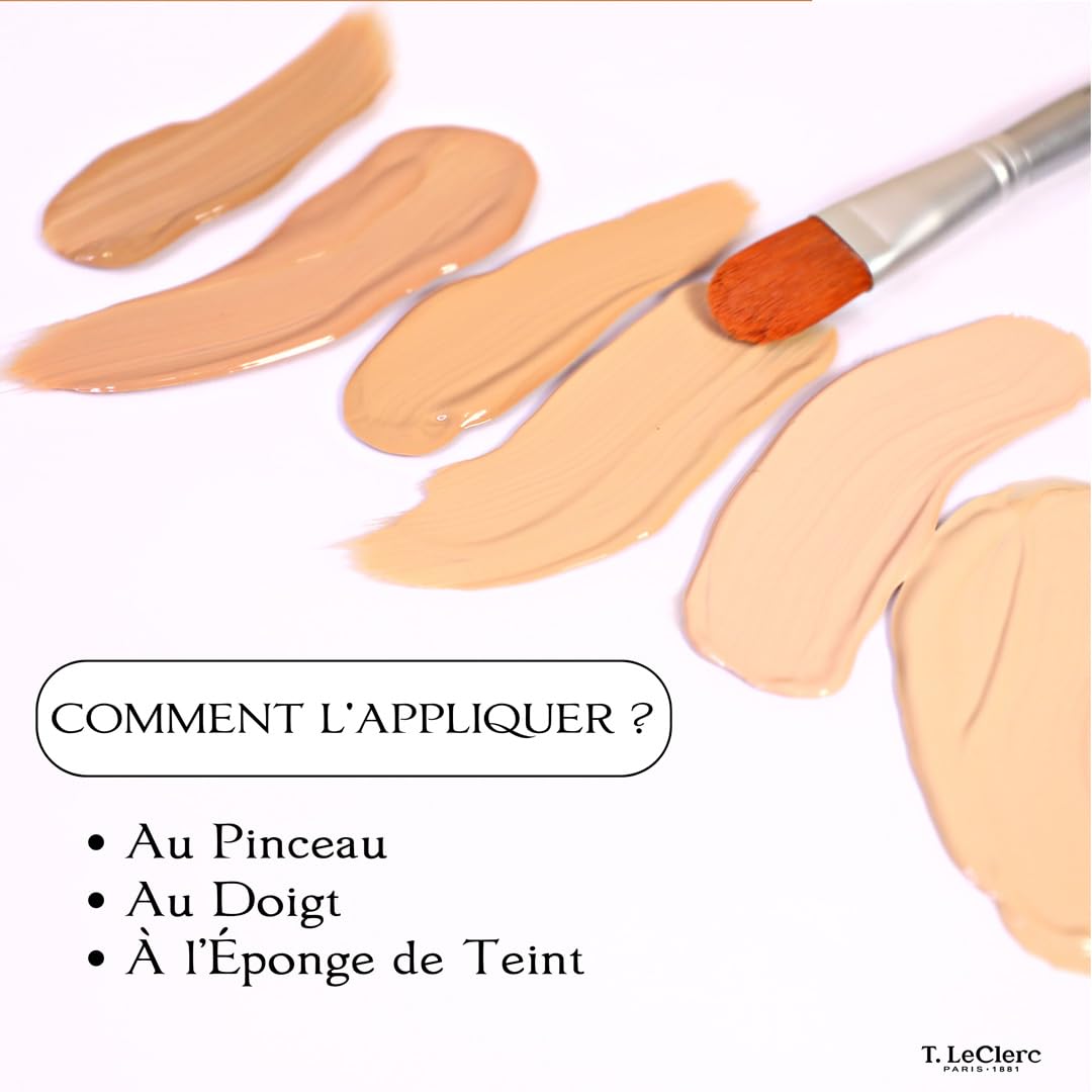 T. LeClerc Teintflüssigkeit, puderig, 03 Sandbeige, matt, vegan, dermatologisch getestet Matter Sand
