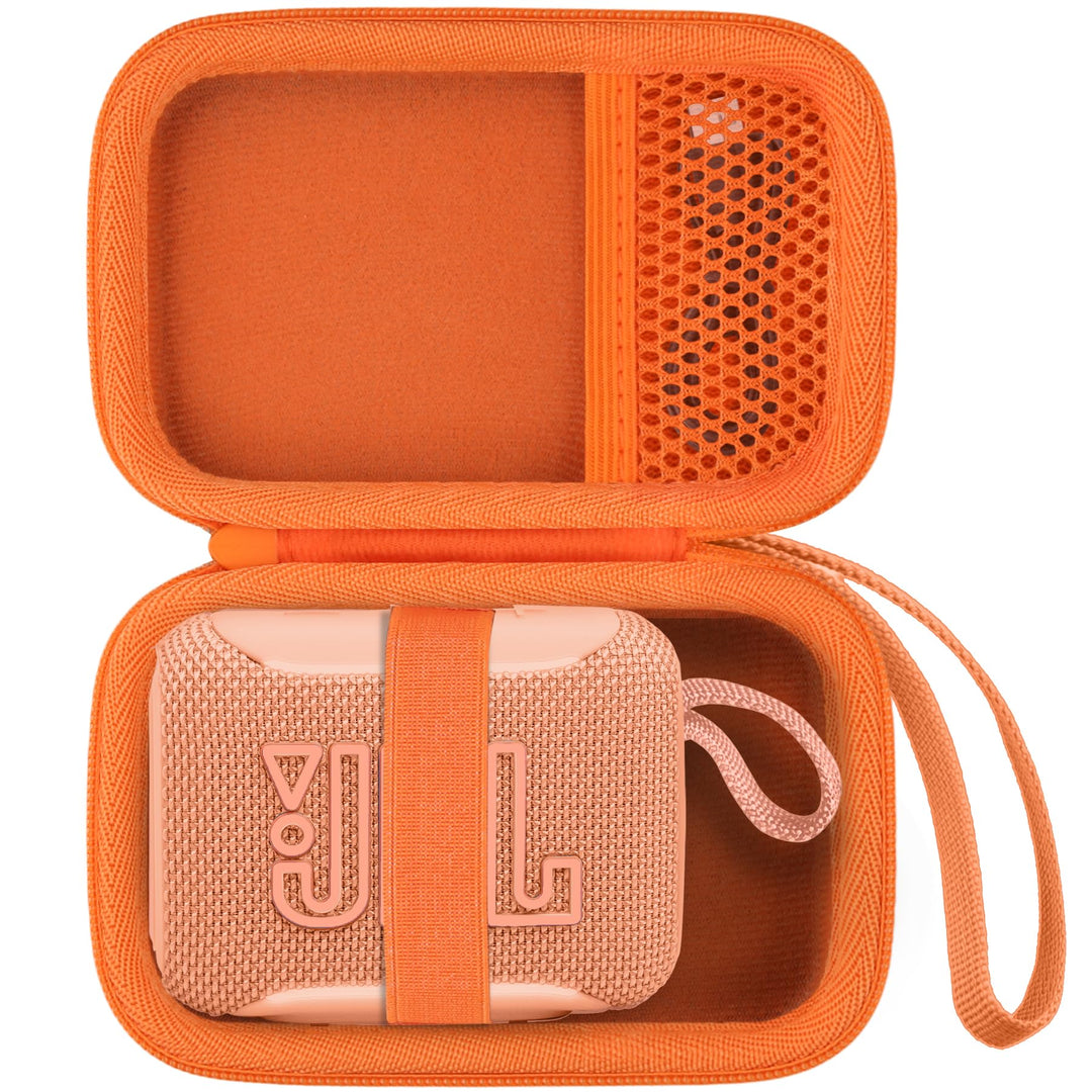 co2CREA Hart Reise Schutz Hülle Etui Tasche für JBL GO 5 /GO 4 /GO 3 tragbarer Bluetooth Lautspreche