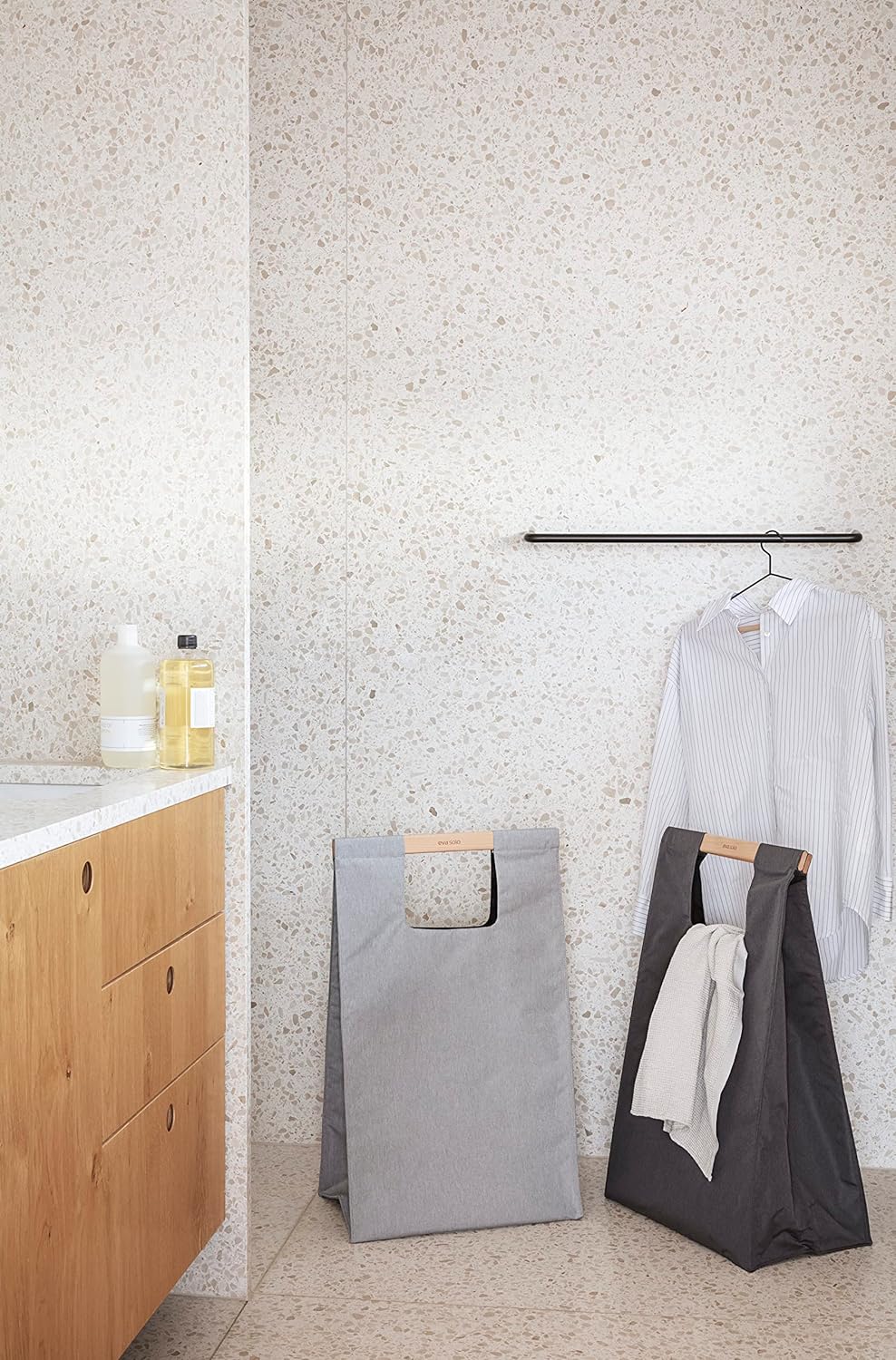 EVA SOLO | Wäschebeutel Light grey | Verstauen Sie Ihre Wäsche in dieser dekorativen Aufbewahrungs-