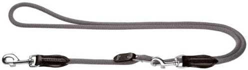 HUNTER FREESTYLE Vario-Leine für Hunde, robust, wetterfest, 1,0 x 260 cm, schwarz schwarz 1,0 x 260