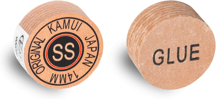 KAMUI Original laminierte Billard-Queue-Spitze – 1 Stück, Super weich 14 mm