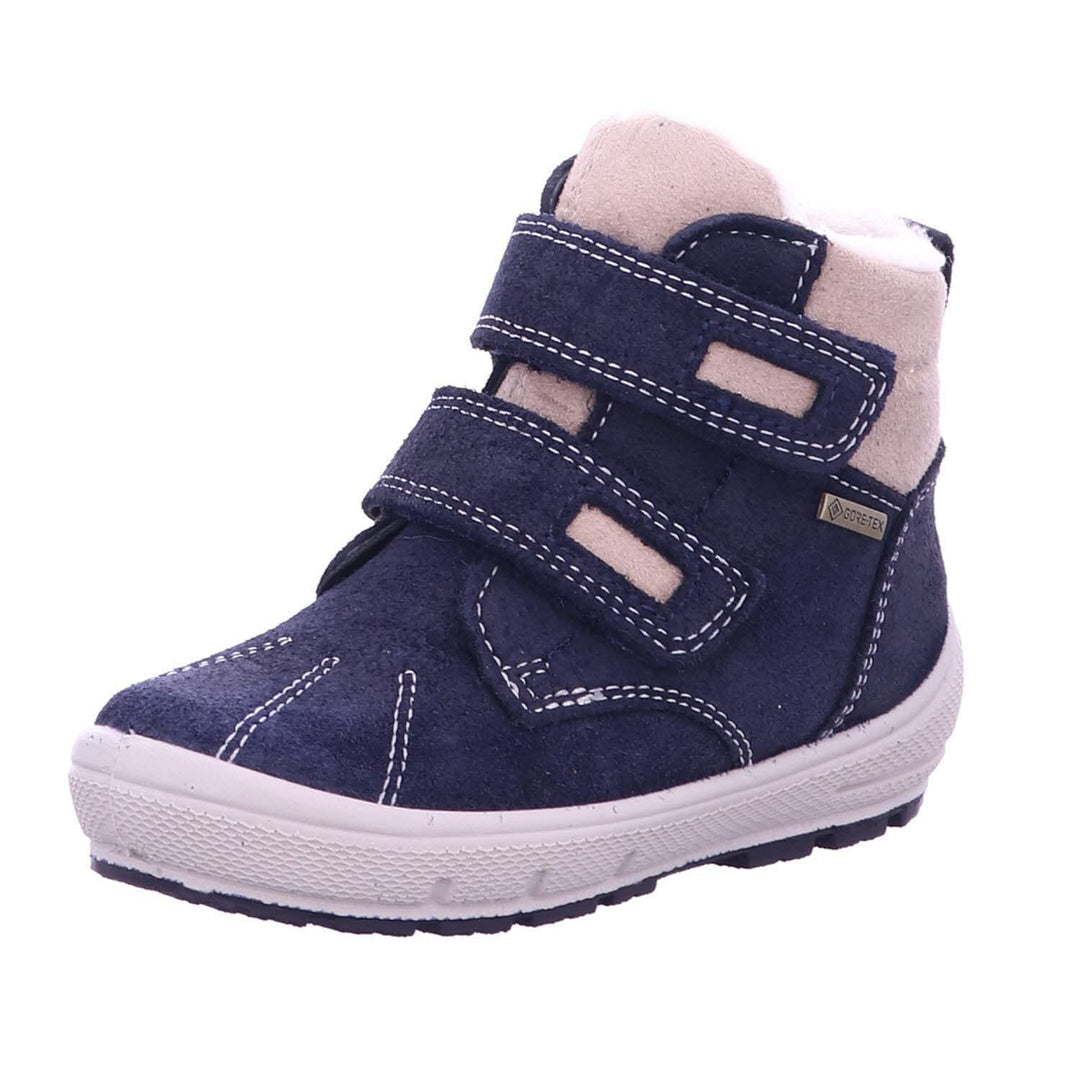 Superfit GROOVY Stiefel Gore-Tex 1-006310 Mädchen 23 EU Blau Beige 8000, 23 EU Blau Beige 8000