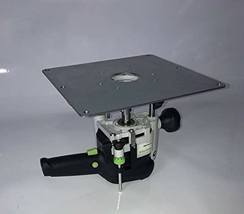 Tuneon Frästischplatte Einlegeplatte Stahl Frästisch für Festool of 1010 Oberfräse