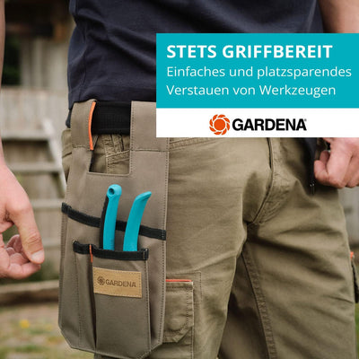 GARDENA Unisex Gartengürtel für Garten-Werkzeug I Unisex Werkzeuggürtel für Frauen & Männer I Garten