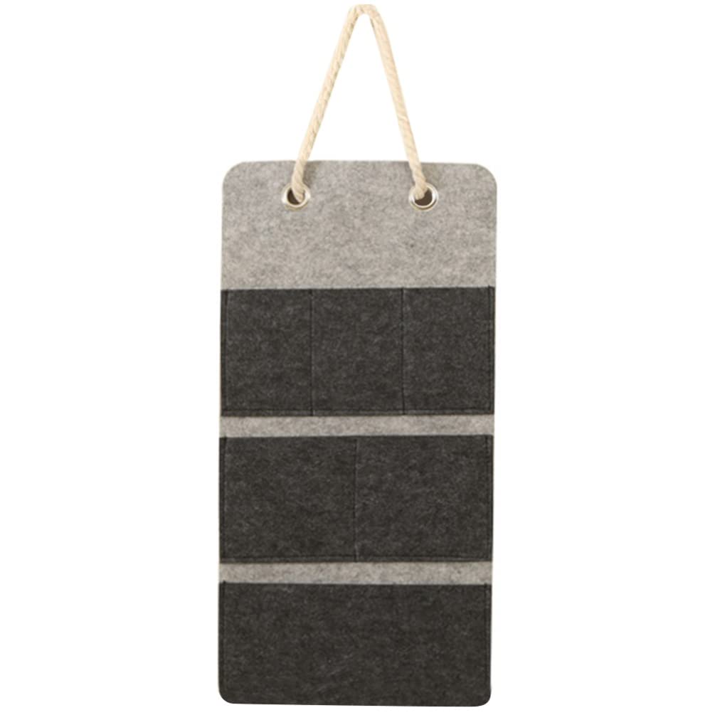 Toddmomy Wandbehang Aufbewahrungstasche Filz Wandbehang Organizer Korb Mit Mehreren Taschen Stoff Üb