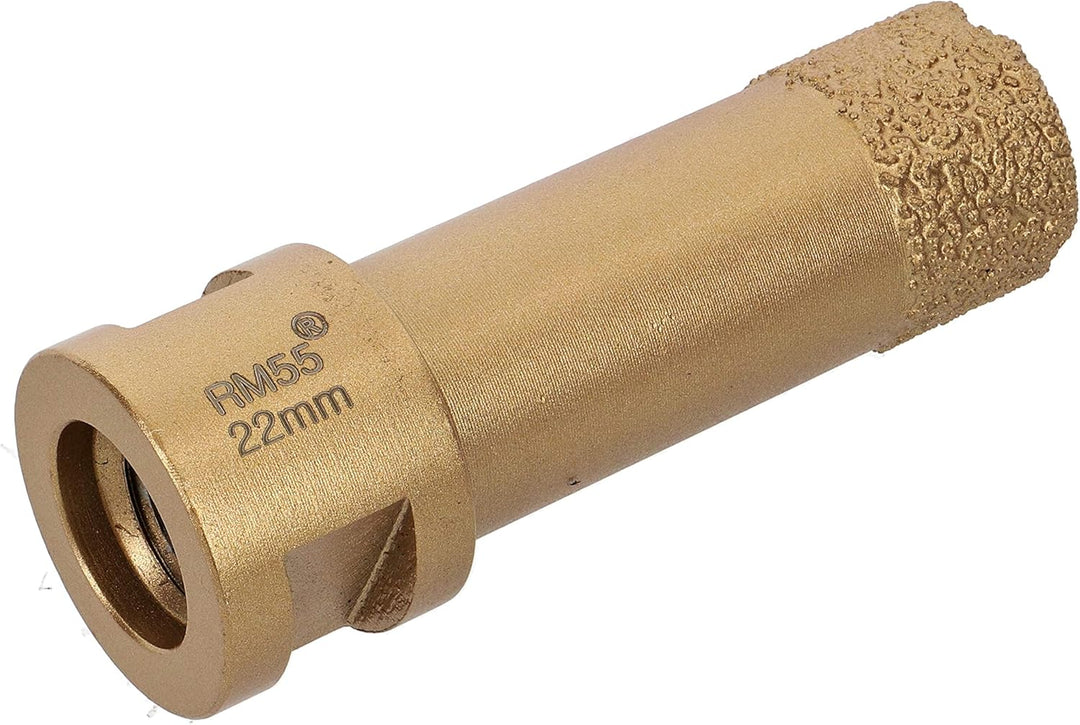 PRODIAMANT Profi Fliesenbohrer Fliese 22 mm x M14 Diamantbohrer Winkelschleifer für trockenbohren in