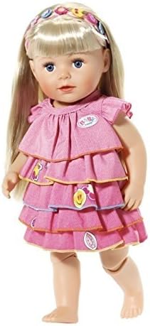 BABY born 824481 Sommerkleid Set mit Pins Puppenkleidung 43 cm, bunt