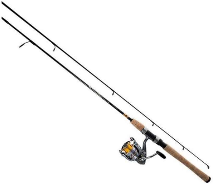 Daiwa Crossfire Barsch- und Forellencombo incl. Angelrolle Spinncombo Angelset Einheitsgrösse, Einhe