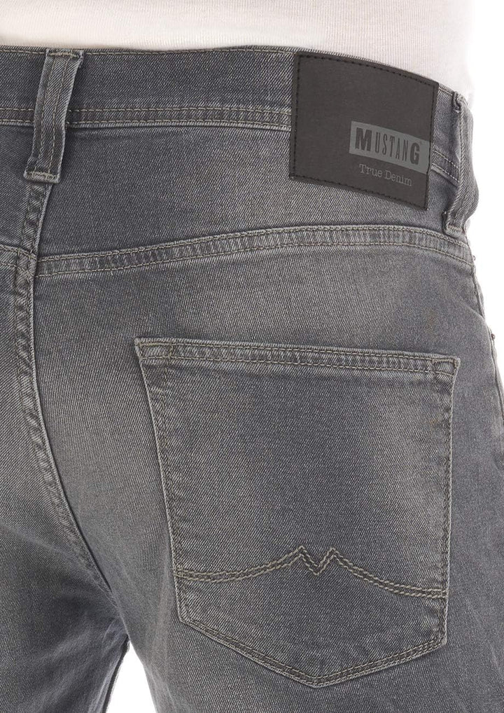 MUSTANG Herren Jeans Vegas Slim Fit Jeanshose Hose Denim Stretch Baumwolle Schwarz Grau Blau w30 - w