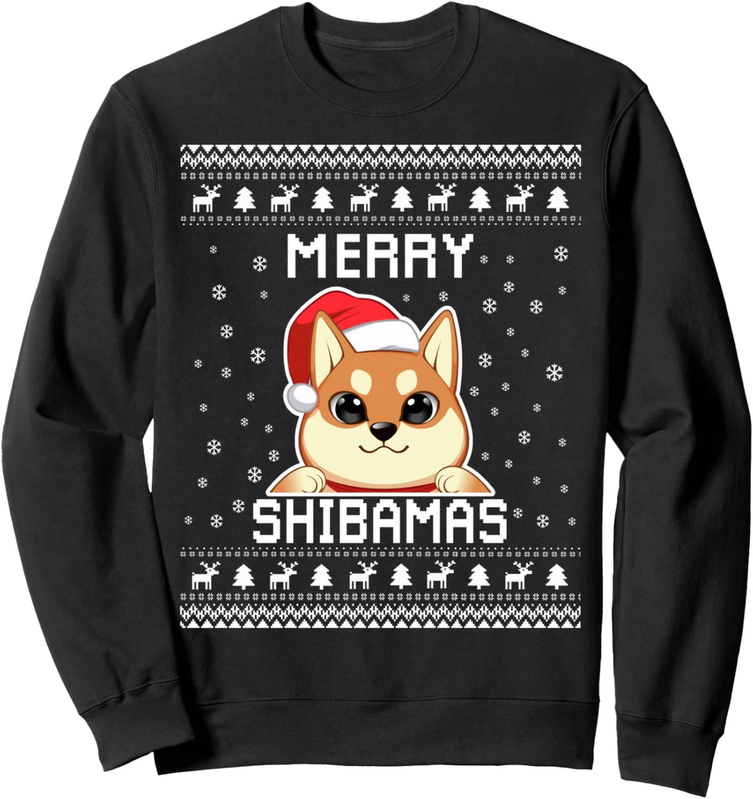Shiba Inu Hässlicher Weihnachtspullover Shiba Inu Sweatshirt