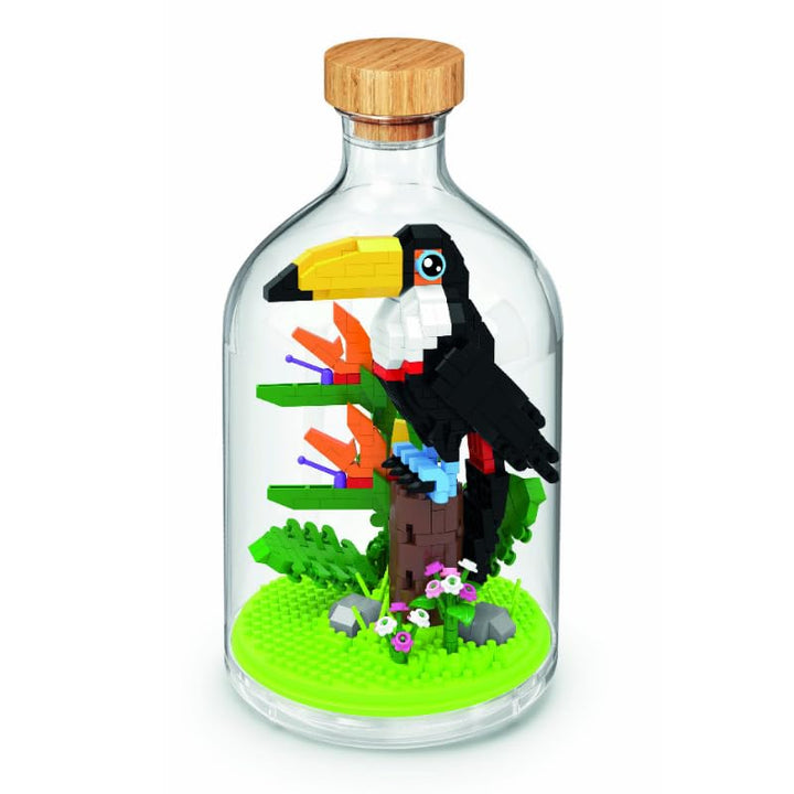 WiseHawk Bausatz mit Miniaturblöcken zum BAU von Insekten und kleinen Tieren. Inklusive Methacrylat-