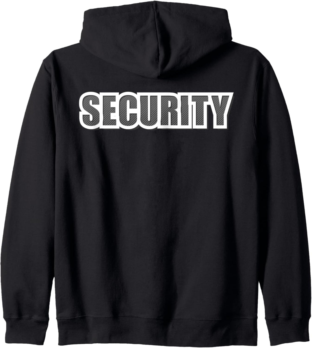 SECURITY Sicherheitsdienst Bekleidung Wachdienst Front Back Kapuzenjacke