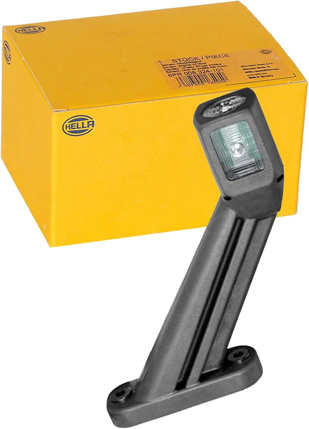 HELLA - Umrissleuchte - LED - 12/24V - Kabel: 800mm - Stecker: AMP - 2-polig - rechts/seitlicher Anb