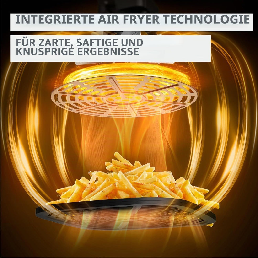 Moulinex Multicook & Fry, Multikocher & Integrierter Airfryer, 12 Programme, Kochen auf 2 Ebenen, ve