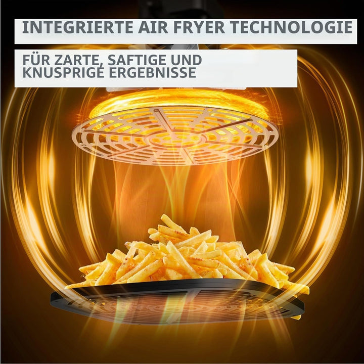 Moulinex Multicook & Fry, Multikocher & Integrierter Airfryer, 12 Programme, Kochen auf 2 Ebenen, ve