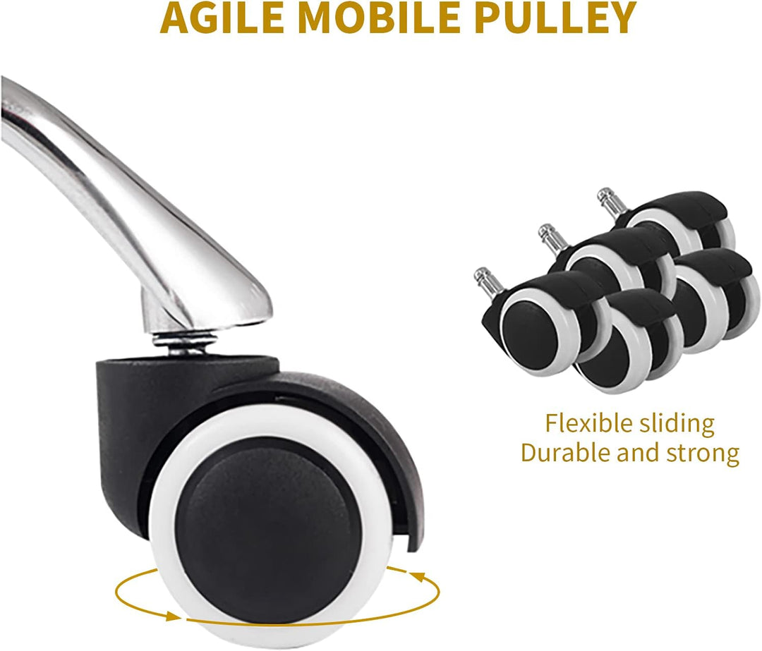 TUKAILAI Bürostuhl Ergonomisch aus Samt, Verstellbar Schreibtischstuhl Drehstuhl mit Höhenverstellba