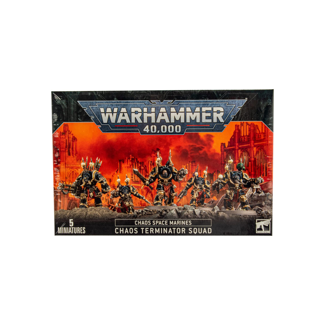 Games Workshop Chaos Space Marines Chaos Terminator Squad Warhammer 40k