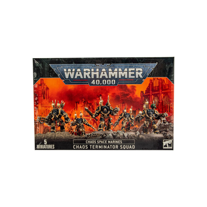 Games Workshop Chaos Space Marines Chaos Terminator Squad Warhammer 40k