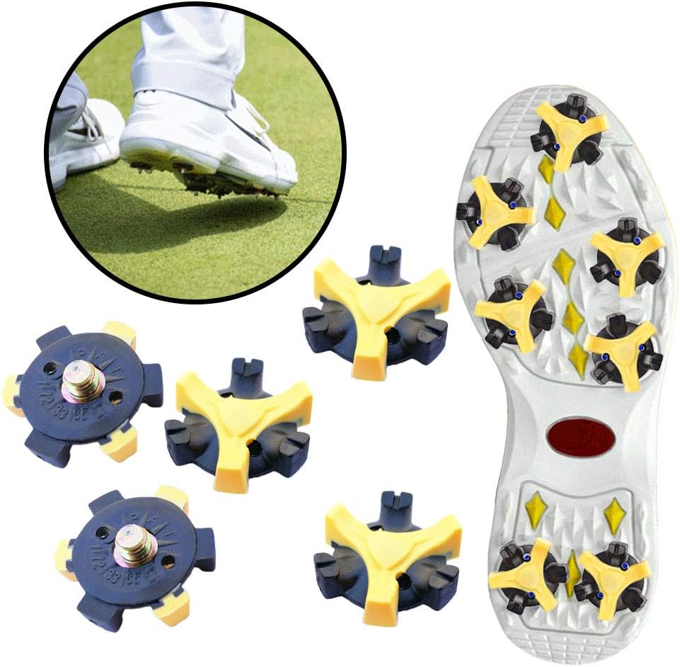 MamimamiH-Golf-Schuh-Spikes, Stinger-Schraube, klein, Metall-Gewinde für Golf-Sport-Schuhe, 56 Stück
