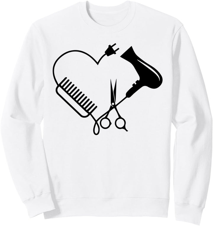 Friseurin Friseur Salon Barber Hairstylist Frisör Geschenk Sweatshirt
