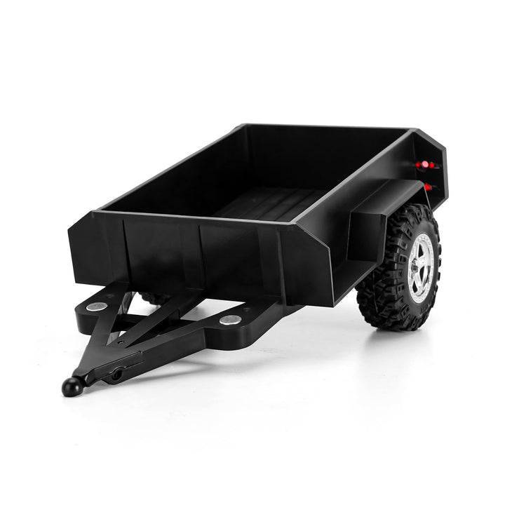 INJORA Utility Trailer mit Haken und Scale Aufbewahrungsboxen für TRX4M 1/18 RC Crawler Upgrade