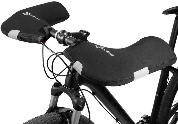 ROCKBROS Lenker Handschuhe Winter Thermo Winddicht Lenkerstulpen für Fahrrad MTB Motorrad E-Bike Rol