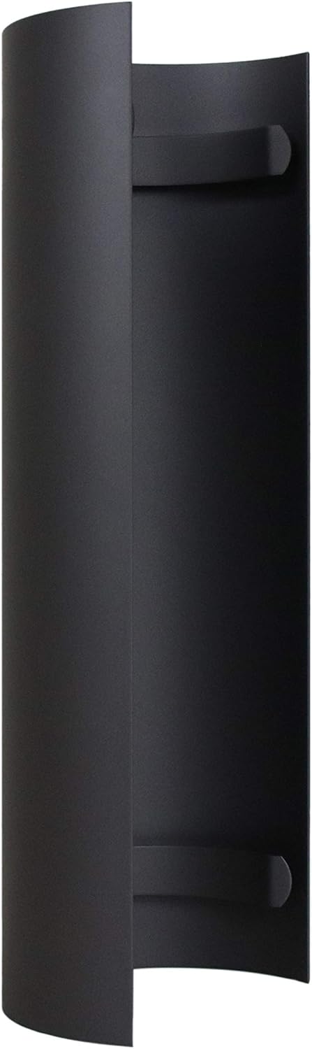 LANZZAS Ofenrohr Hitzeschutz/Thermoschild 460 mm, für den Durchmesser DN 130 mm, Farbe: gussgrau - w