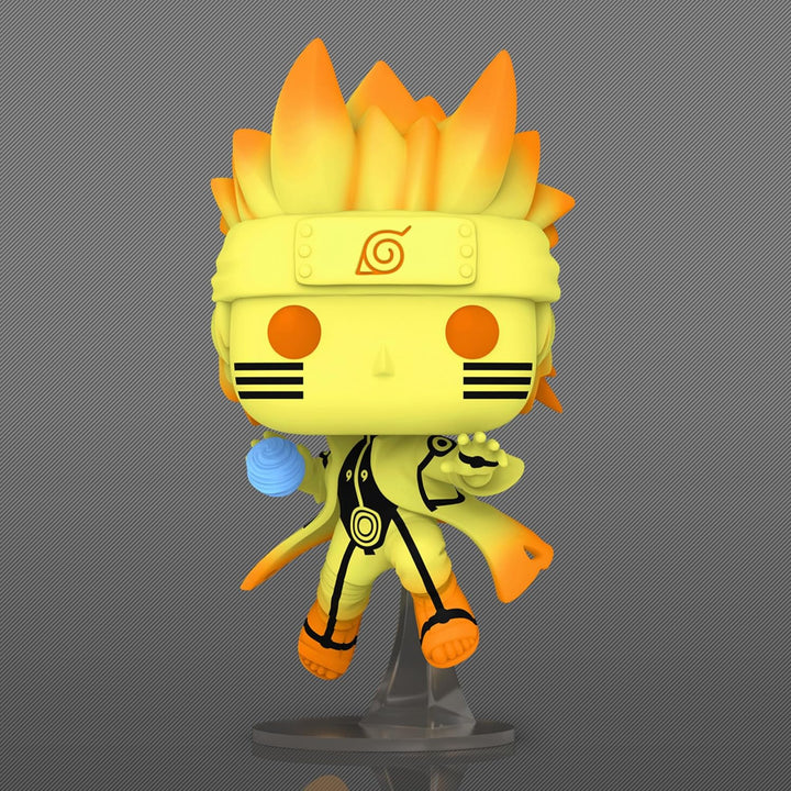 Funko Pop! Animation: Naruto Shippuden - Naruto Uzumaki im Kurama Link Mode mit Rasengan Glow Chase