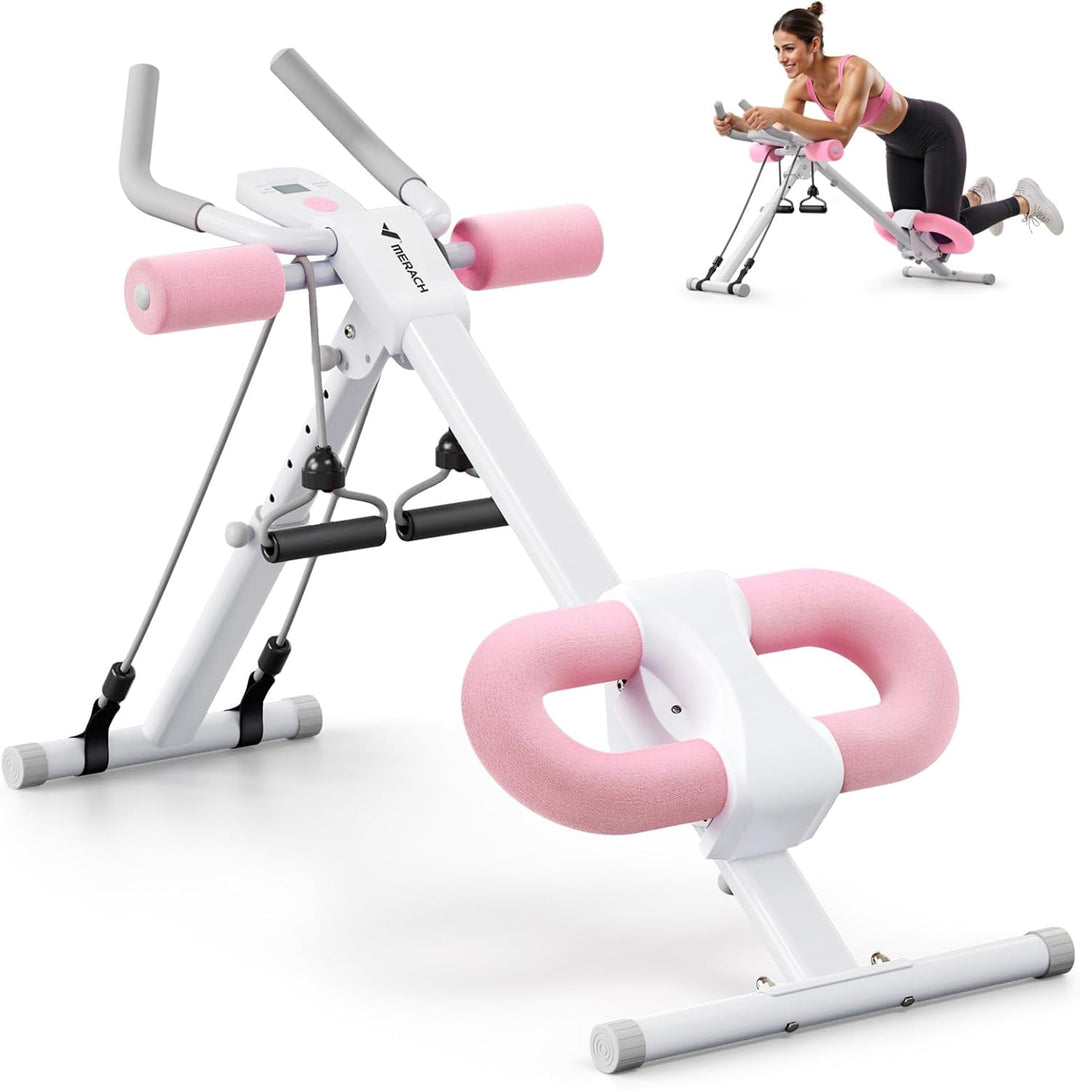 MERACH Bauchtrainer Bauchmuskeltrainer für Zuhause Multifunktionale Trainingsgerät für Ganzkörpertra