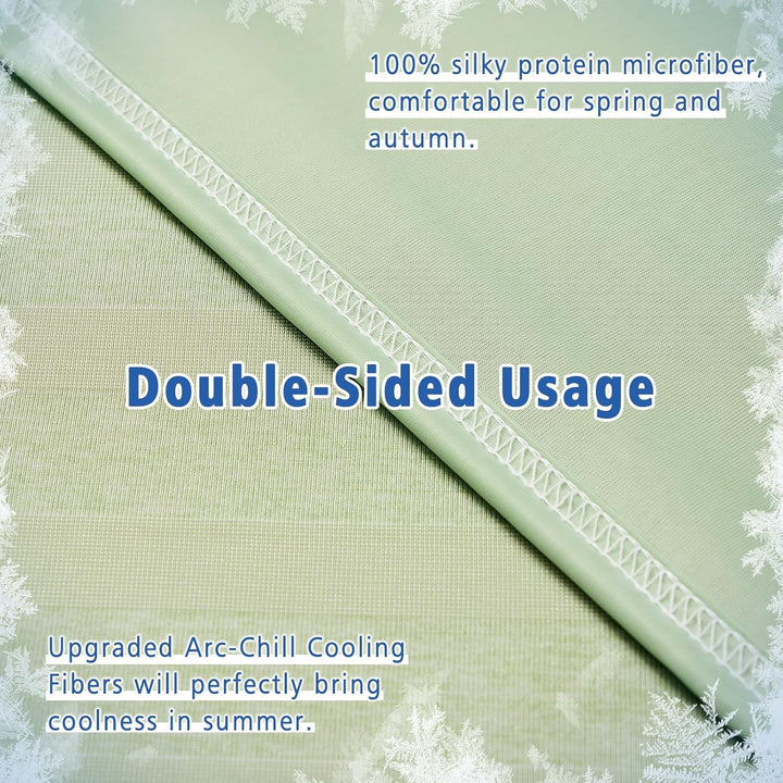 EMME Kühldecke Kühlende Decke, Arc-Chill Q-Max>0,5, 274 x228 cm, 2 in 1 Doppelseitige Dünne Sommerde