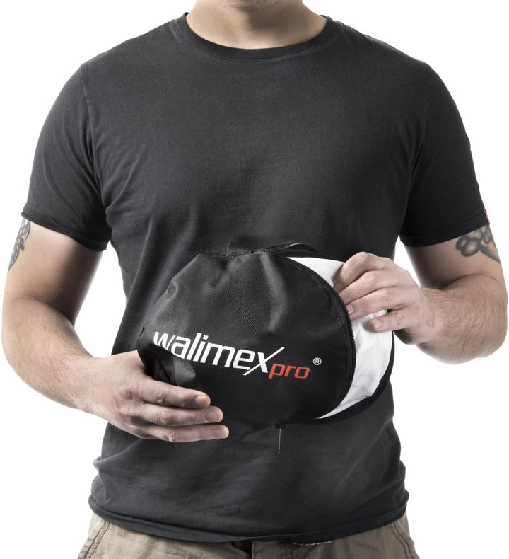 Walimex Pro Softbox RoundLight faltbar Softbox für Aufsteckblitze 46cm