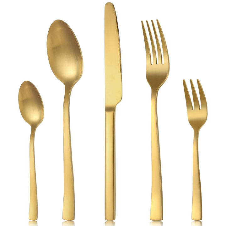 Pleafind Besteck Set, 30 teilig Besteck Set für 6 Personen, hochwertiges Besteck aus Edelstahl, Essb