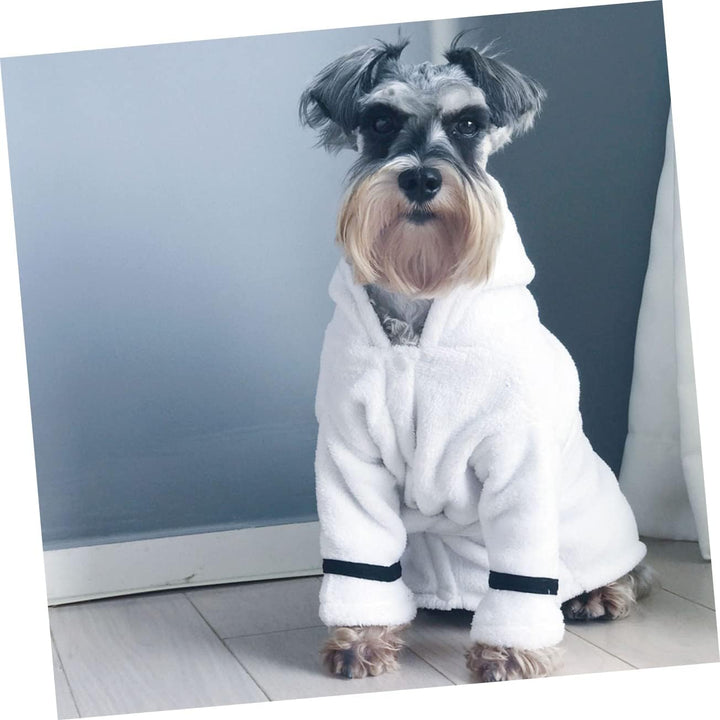 Toddmomy Katzenbademantel mit Kapuze Tier Pyjama Hunde Handtuch Dog Accessories hundehoody Hunderobe