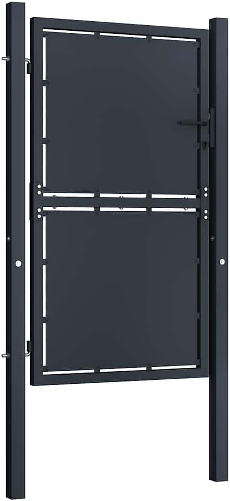 vidaXL Gartentor Gartentür Hoftor Hoftür Gartenpforte Zauntor Zauntür Einzeltor Tor Garten Zaun Pfor