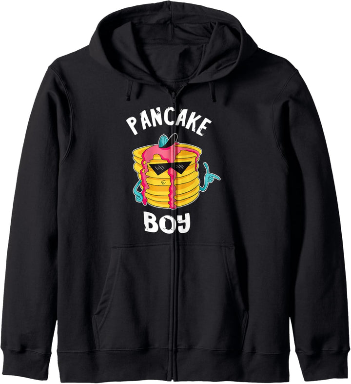 Pancake Boy Coole Pfannkuchen Jungs Lustiges Frühstück Kapuzenjacke