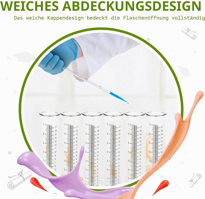BESPORTBLE 2stücke Glas-regenmessrohr Niederschlagsmesser Regenmesser-messglas Glasmessbecher Regenm