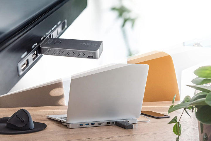 DIGITUS Wireless HDMI-Extender - 50 m Reichweite - Full-HD 1080p 60 Hz - Punkt-zu-Punkt - Plug&Play