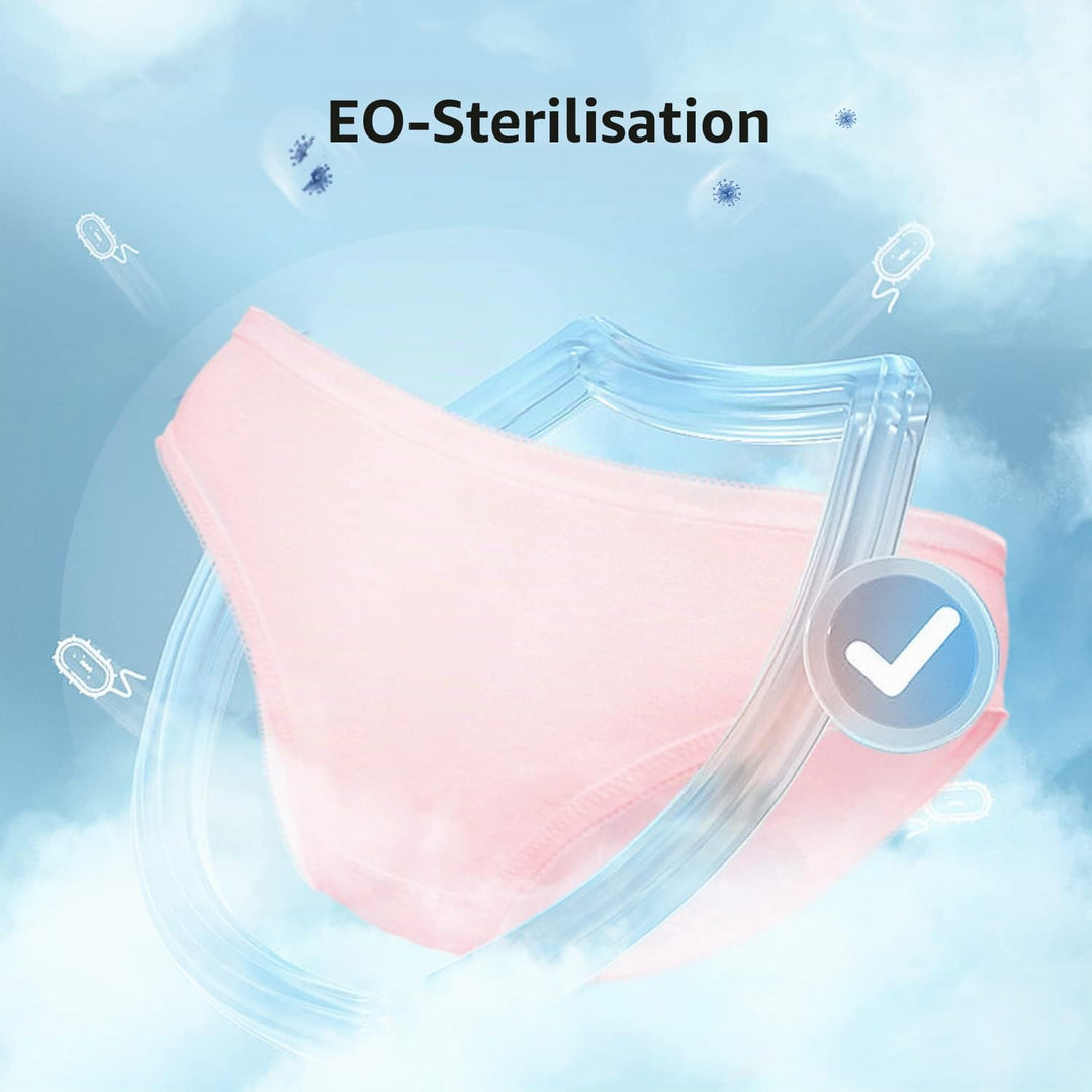 Einwegunterwäsche für Damen Reisen Bunte Baumwollslips Individuell verpackte 100% Baumwolle für Mutt