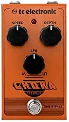 tc electronic CHOKA TREMOLO Vollständig analoges Tremolo-Pedal im Vintage-Stil mit 3-Knopf-Design un