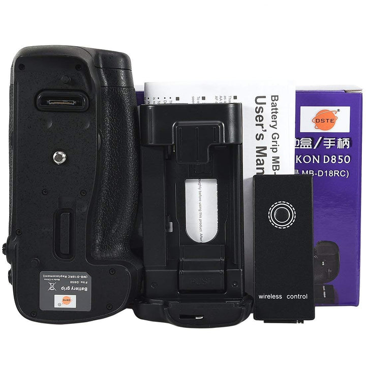DSTE MB-D18 Batteriegriff mit Infrarot-Fernbedienung Kompatibel für Nikon D850 Digitalkamera