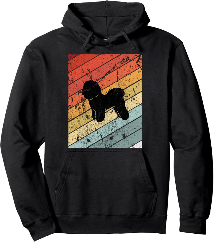Retro Bichon Frise Hunde Geschenk Vintage Bichon Frise Pullover Hoodie