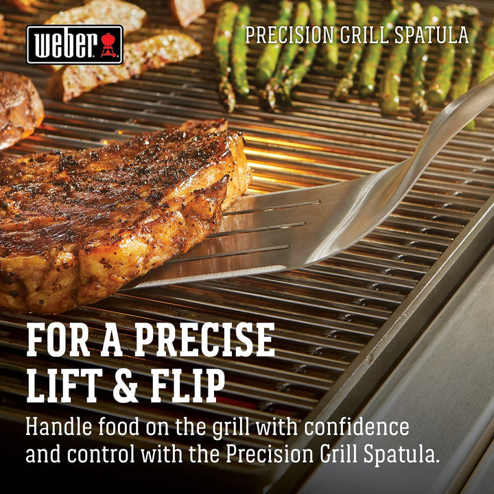 Weber 6769 Präzisions-Grillspachtel, Silber/schwarz Grill, Spachtel, Grill, Spachtel