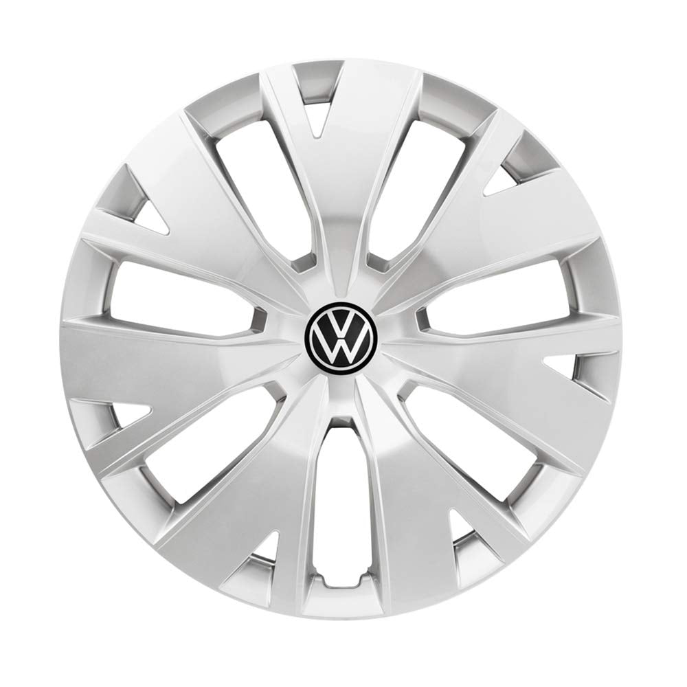 Volkswagen 2GM071456AUWP Radkappen (4 Stück) Radzierblenden Radblenden 16 Zoll Stahlfelgen Silber