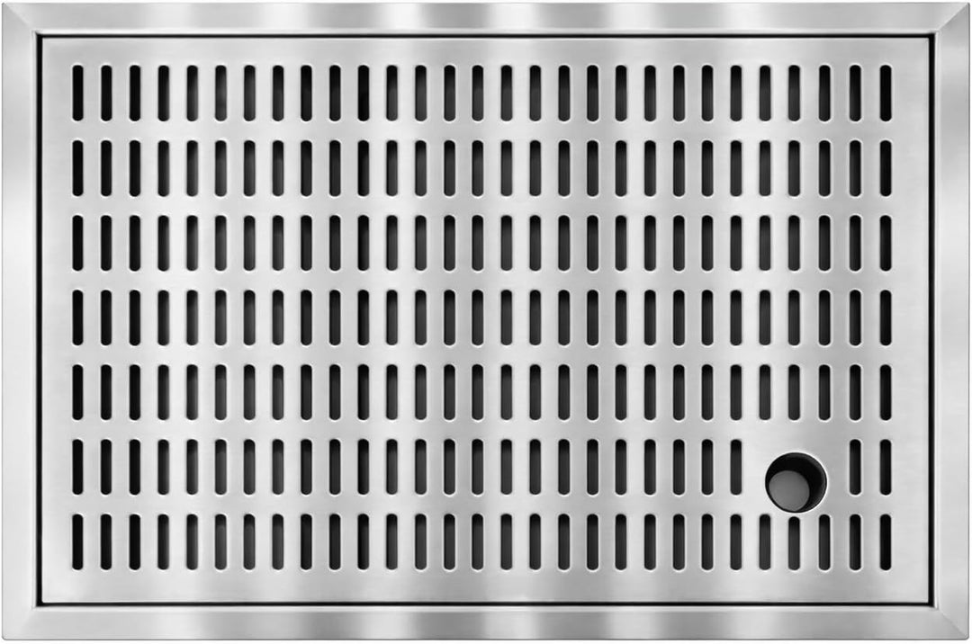 Gastrobedarf Westerbarkey Tropfblech zum Einlassen 3 Teilig aus Edelstahl 440x240x27mm