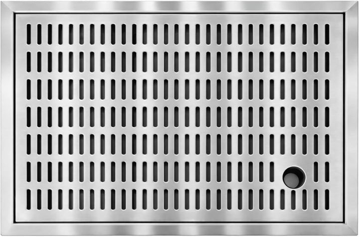 Gastrobedarf Westerbarkey Tropfblech zum Einlassen 3 Teilig aus Edelstahl 440x240x27mm