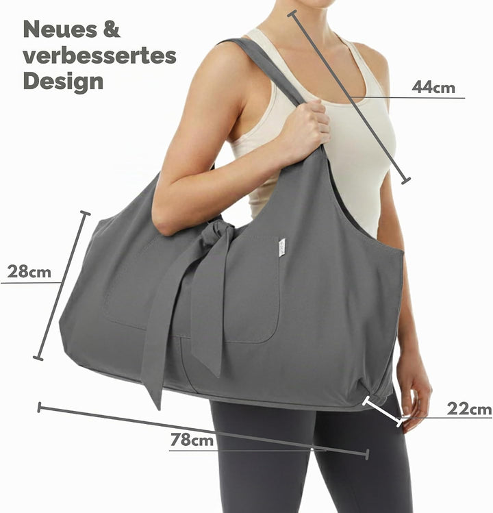 Yogiii Yogatasche YogiiiTotePro | Die Originale Yoga Tasche | Yogatasche Für Matte Und Zubehör | Yog
