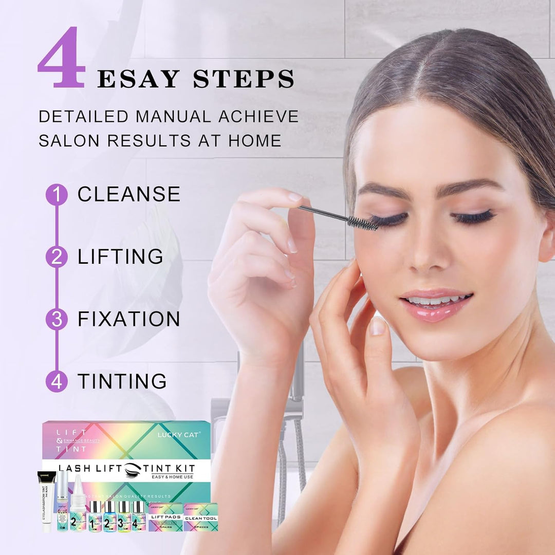 Wimpernlifting Set mit Schwarz, 2026 Aktualisiertes Lash Lifting Set mit Schwarz, Wimpernlifting Set