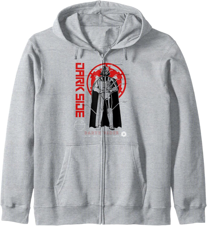 Star Wars Darth Vader Schematic Kapuzenjacke