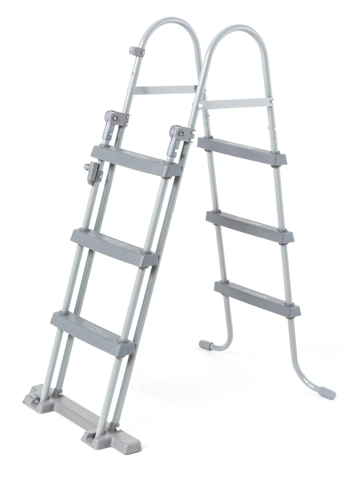 Bestway Flowclear Sicherheitsleiter, 107 cm, Maximale Tragfähigkeit: 150 kg Multicolor Höhe: 107 cm