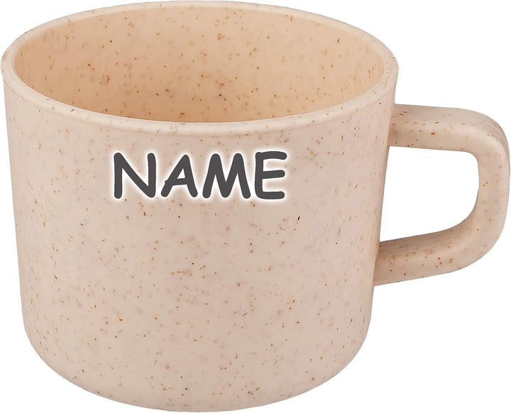 alles-meine.de GmbH Becher - Farbe wählbar - Kunststoff - 10 Stück - Henkelbecher - Trinkbecher - Cr